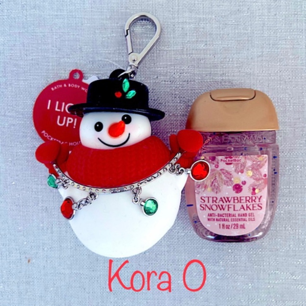BBW Holiday Snowman Pocketbac Holder & Gel